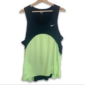 Nike FitDry Neon & Navy Tank Top